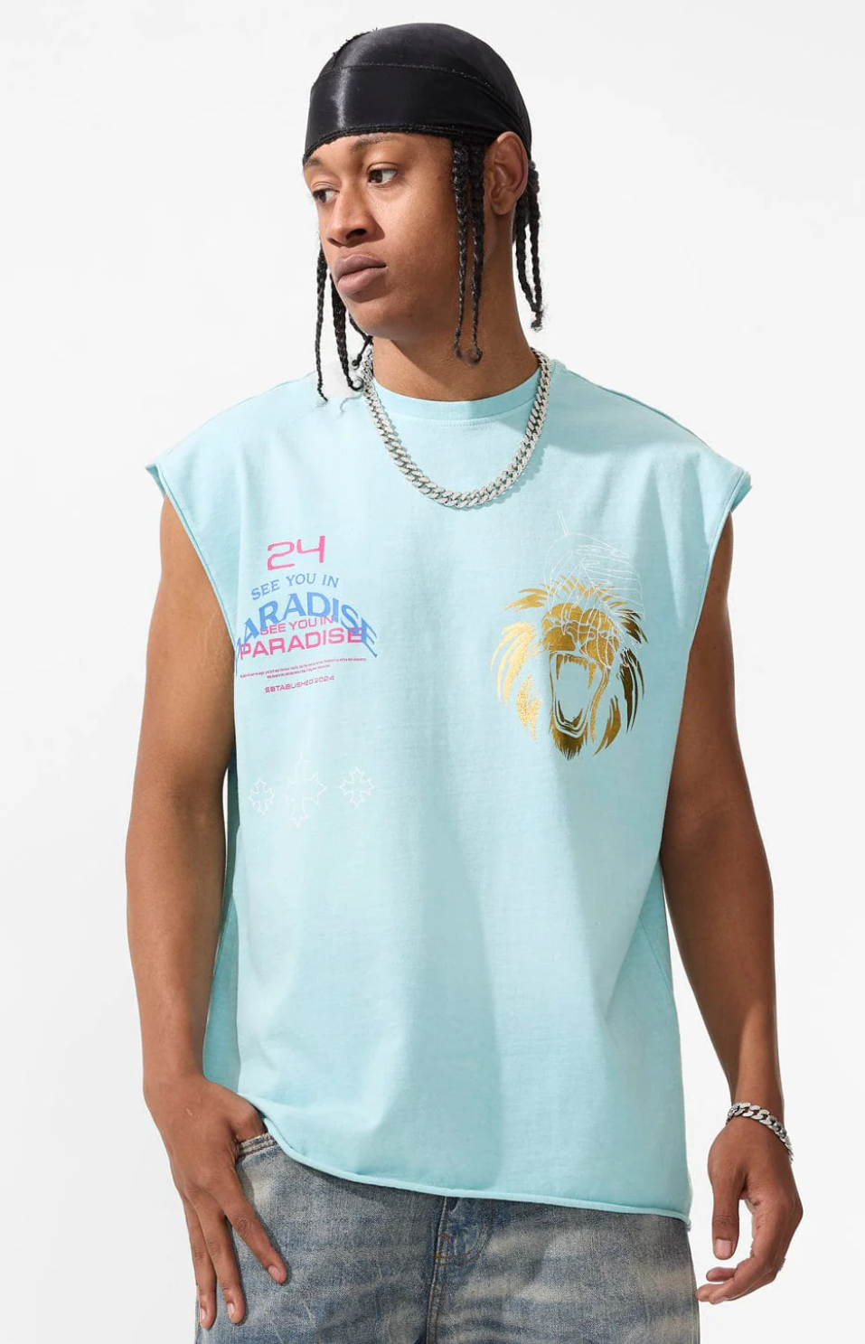 Lions Den Cut Off T-Shirt