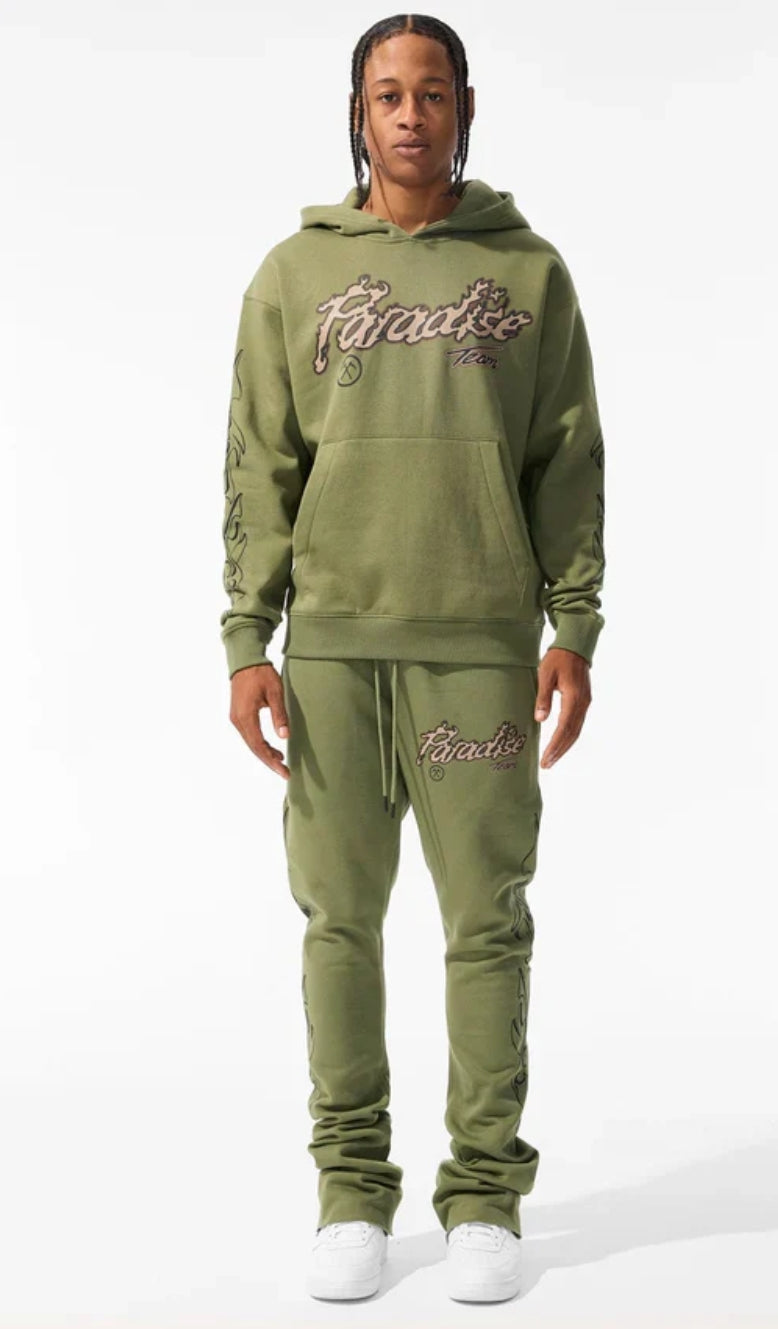 Jordan Craig Paradise Tour Hoodie and Stacked Pants Set