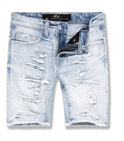 Blue jean shorts