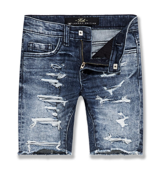 Blue jean shorts