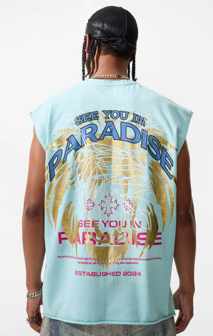 Lions Den Cut Off T-Shirt