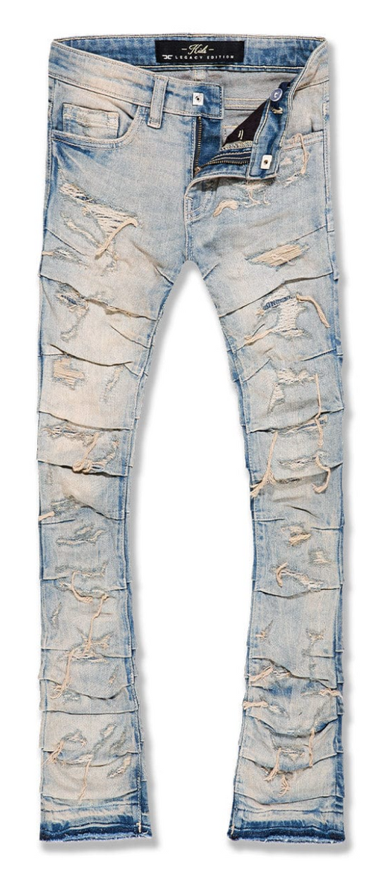 Cream Wash Pants